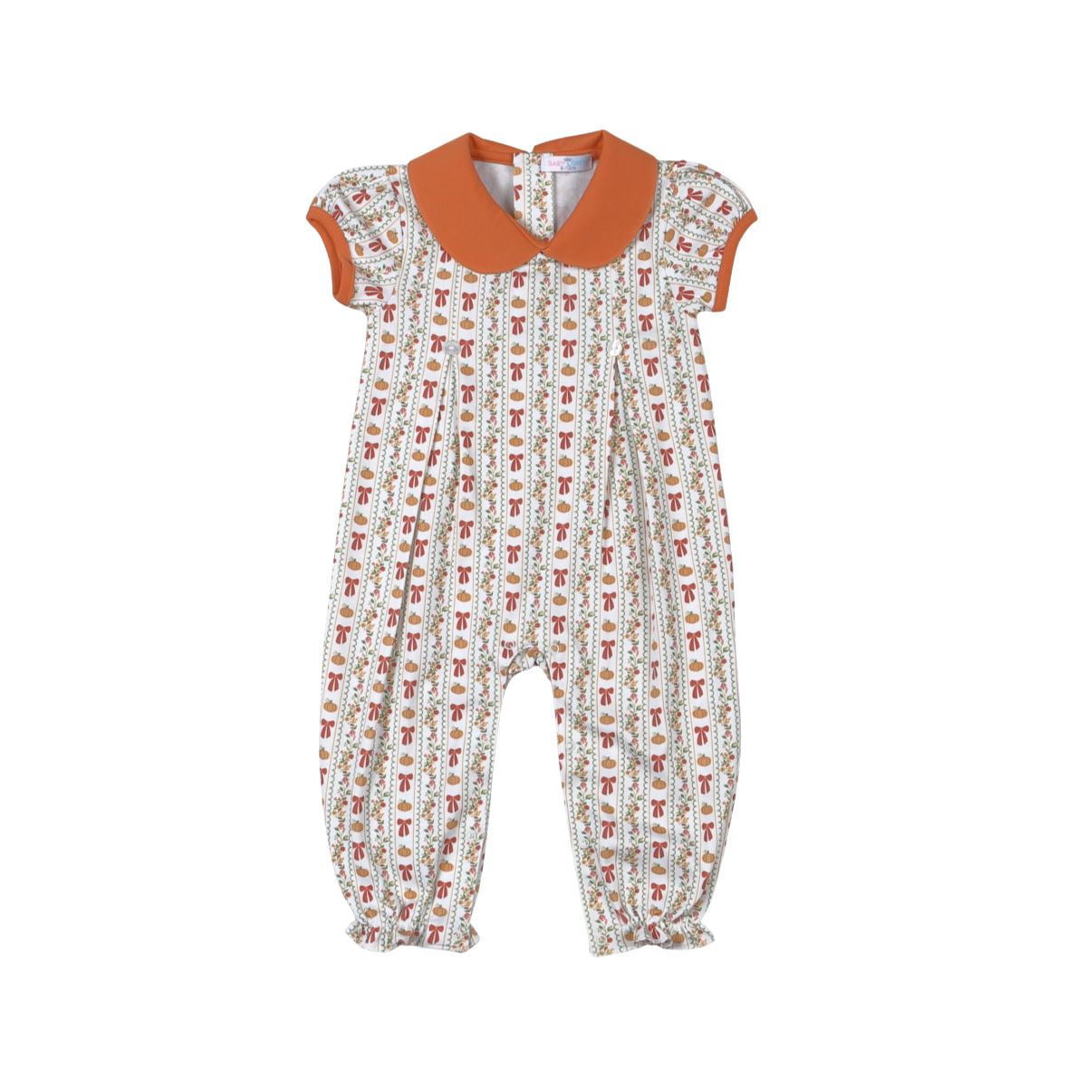 Grateful Day Pima Scalloped Collar Romper