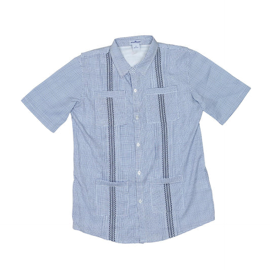 Gameday Guayabera - Navy Short Sleeve Shirt