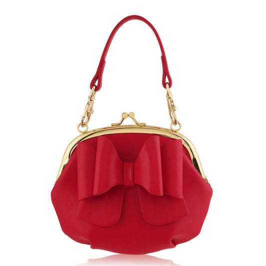 Hadley: Red with Leopard Lining