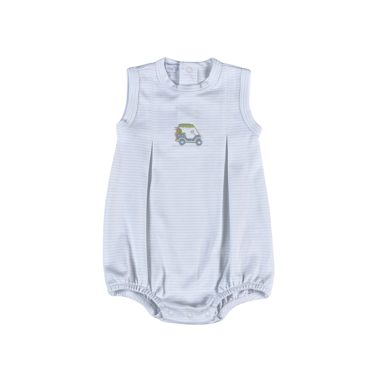 Golf Hand Embroidery Bubble - Blue