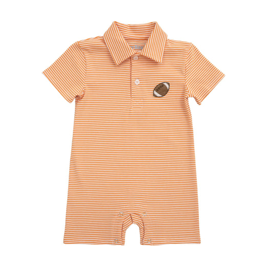 Football Romper - Orange
