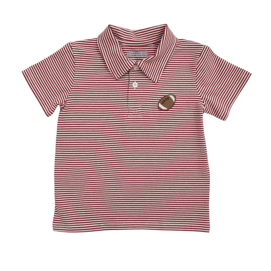 Football Polo - Crimson