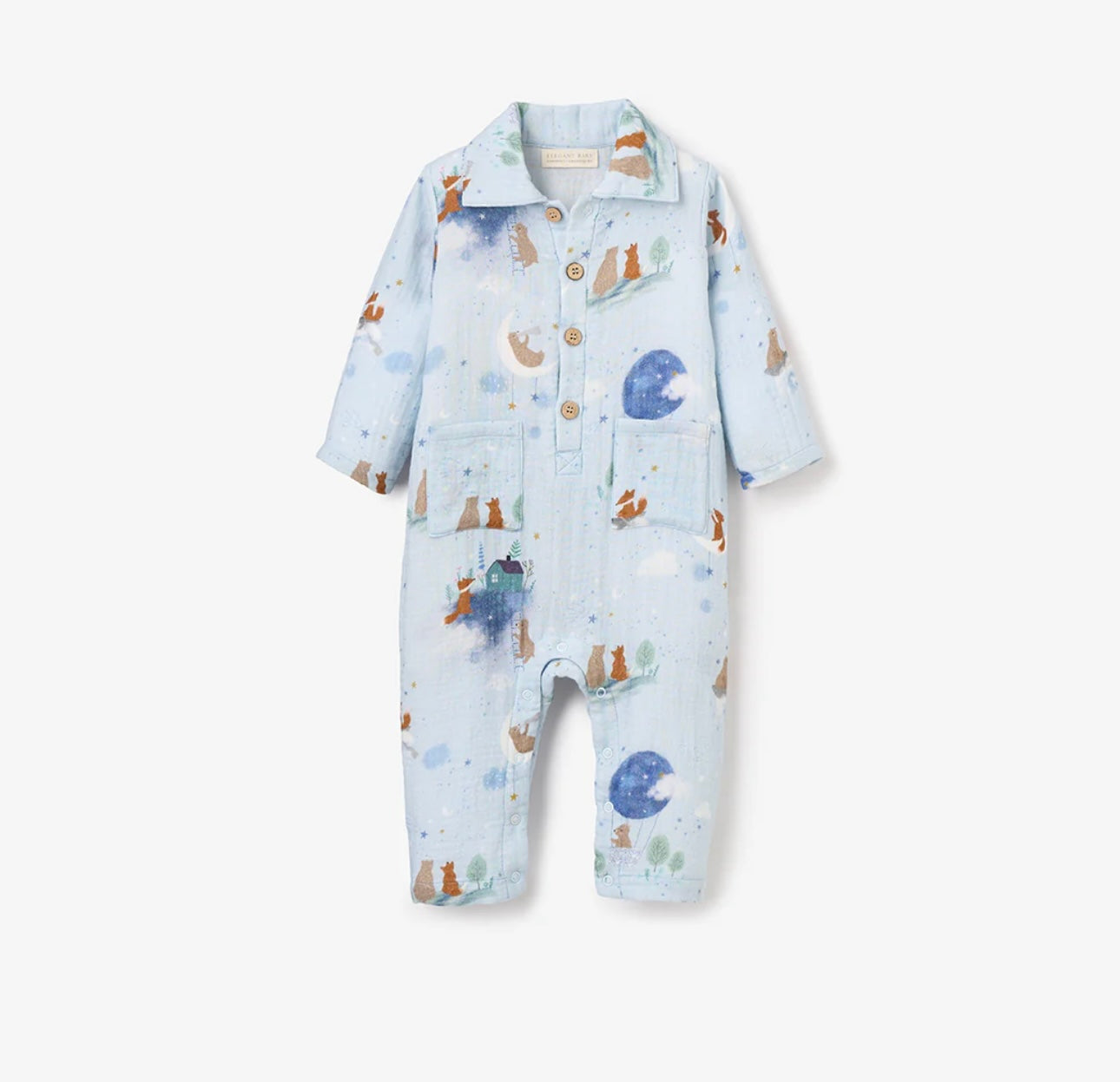 Magical Adventure Organic Muslin Jumpsuit