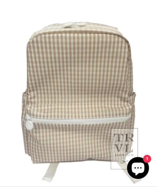 Backpacker - Gingham Khaki