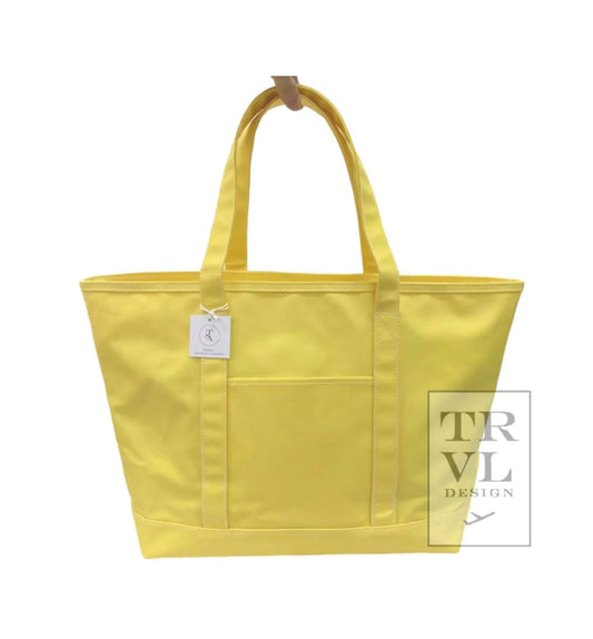 Maxi Tote - Coated Canvas Large - Daffodil