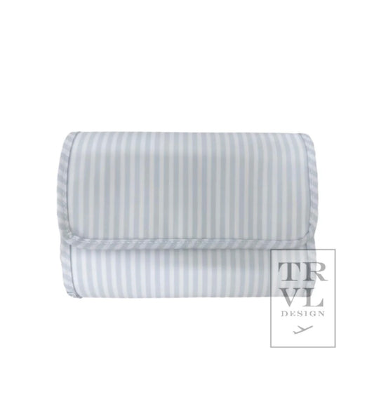 Mini Rollup Hanging Bag - Pimlico Stripe Blue