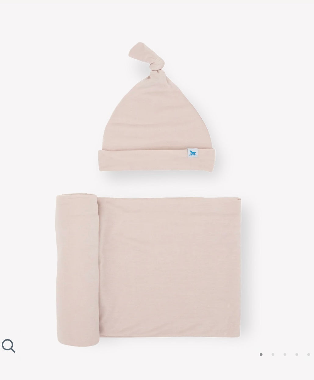 Stretch Knit Hat & Swaddle Set