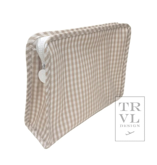 Roadie Large - Gingham Khaki