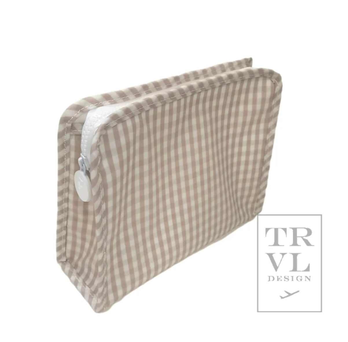 Roadie Medium - Gingham Khaki