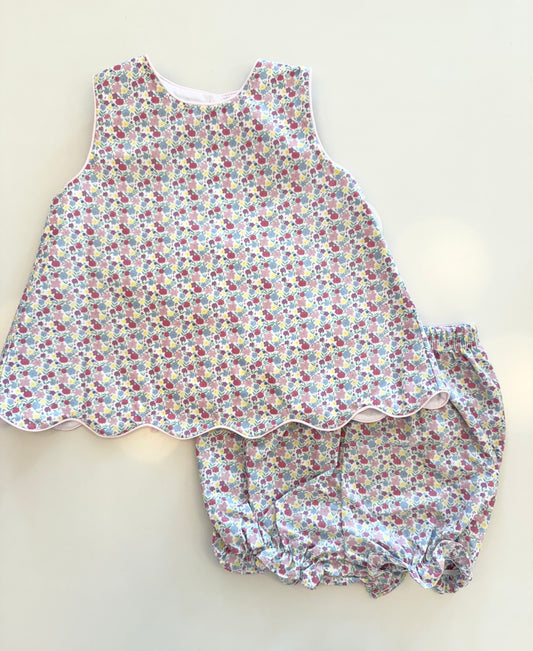 Spring Floral Sundae Set, Spring Floral Print