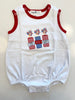 Pop!Boom!Bam! Applique Sleeveless Boy Bubble