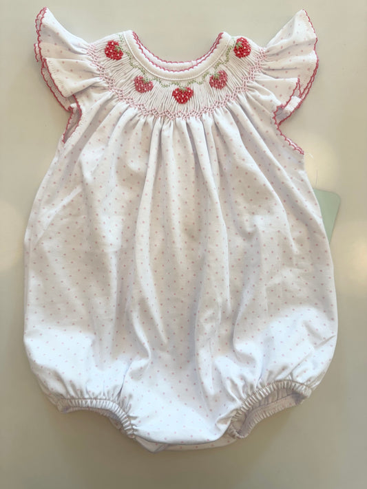 Strawberry Patch Bishop Flutters Bubble - Pink