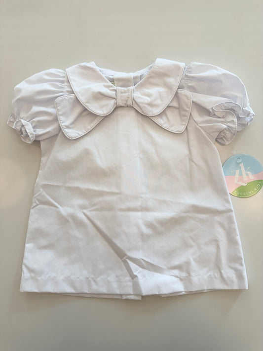 Pomeline Blouse - White Broadcloth