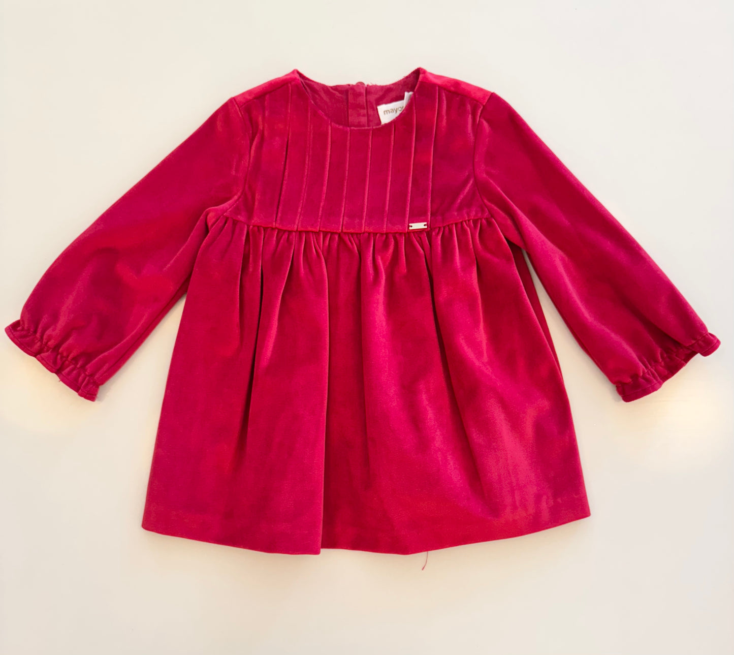 Newborn Girl Velvet Dress