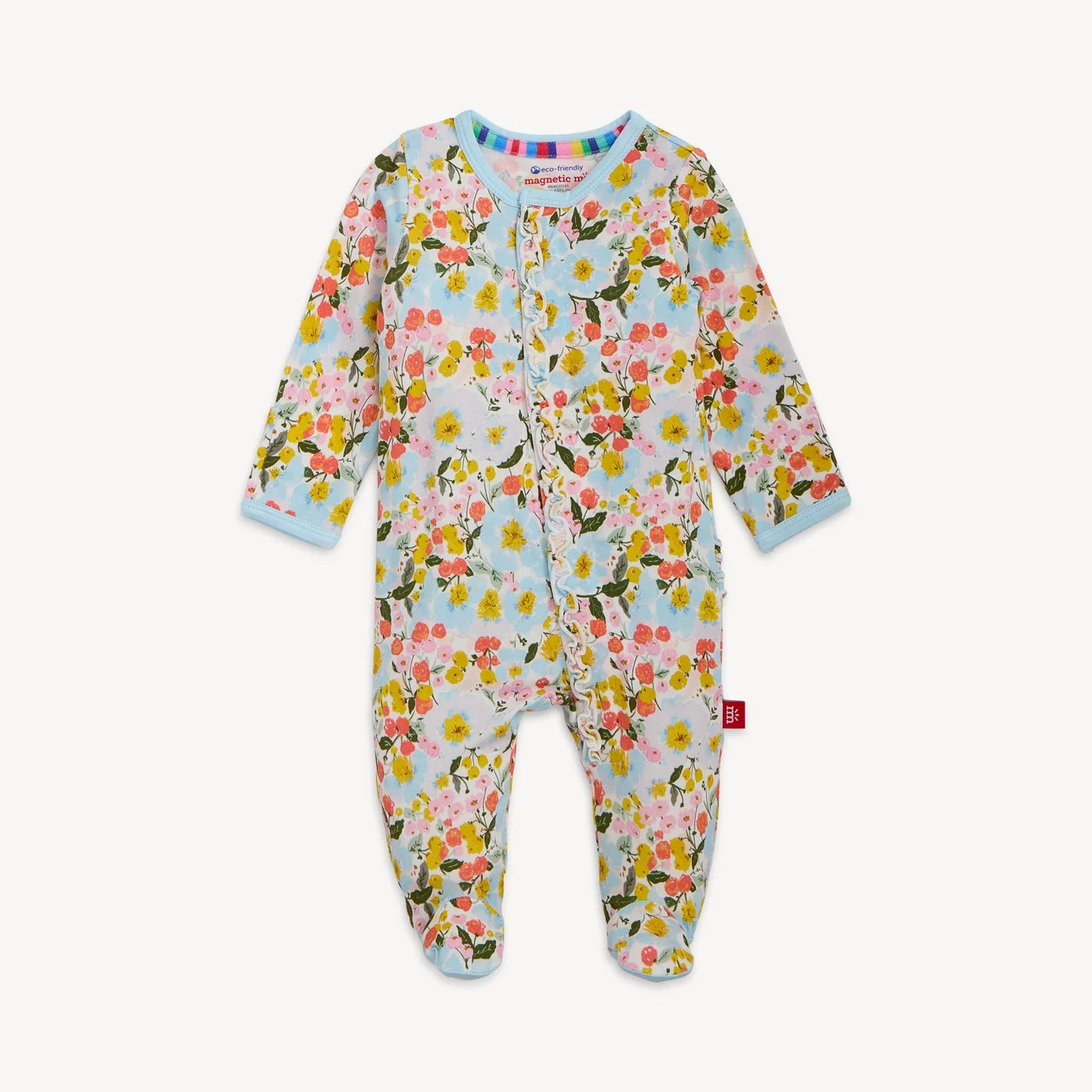 Magnetic Me - Seraphina Modal Magnetic Footie with Ruffles