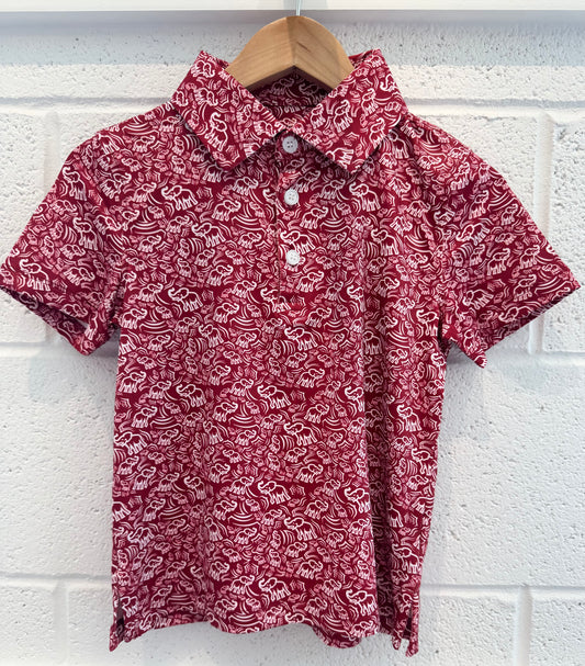 Elephant Polo - Crimson