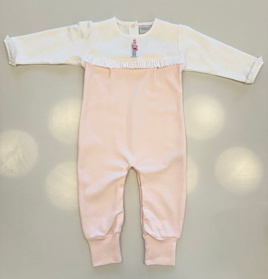 Pastel Nutcracker Coverall with Ruffles