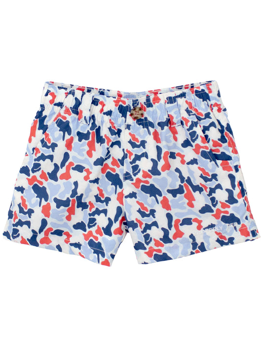 Boys Mallard Short Americana Camo