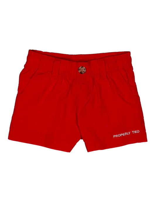 Boys Mallard Shorts - Red