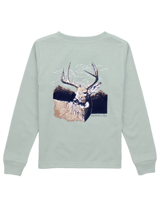 Boys Buck Long Sleeve Sage