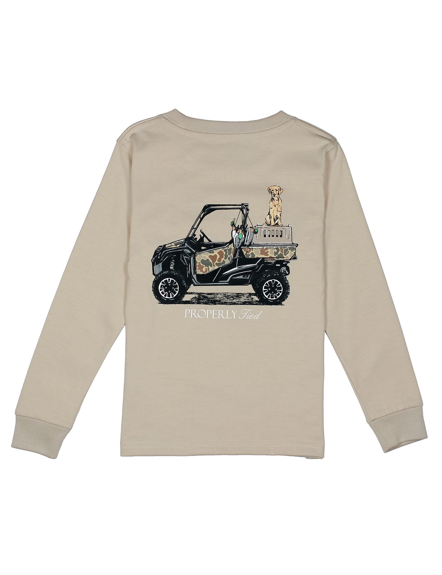 Boys Trail Tradition Long Sleeve - Linen