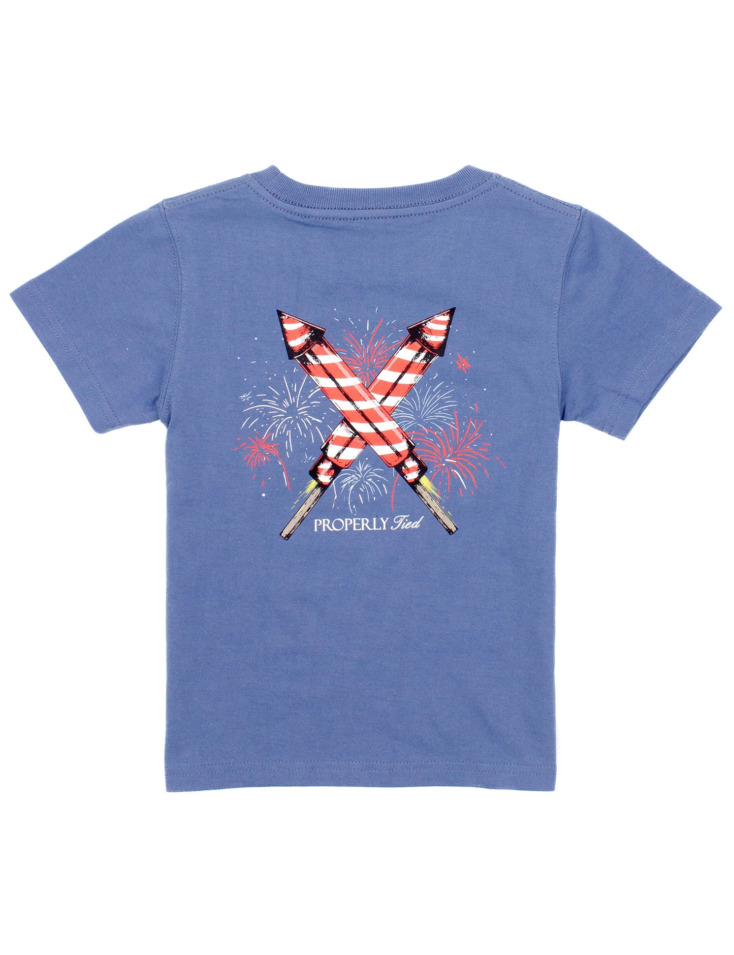 Properly Tied Boys Firecracker SS Space Blue