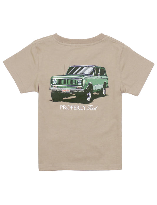Boys Joyride Short Sleeve - Sand