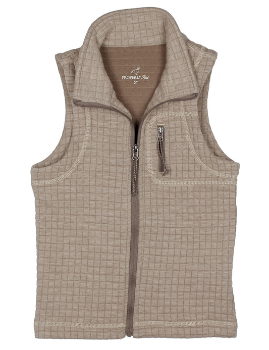 Boys Delta Vest - White Oak