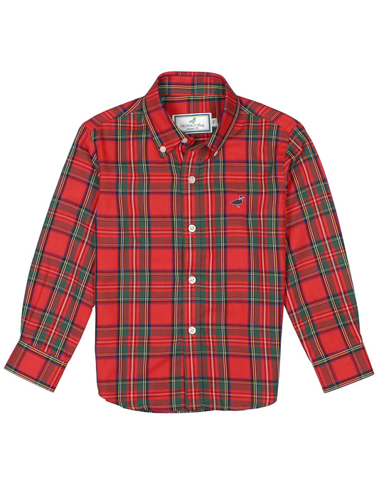 Boys Seasonal Sportshirt Yuletide