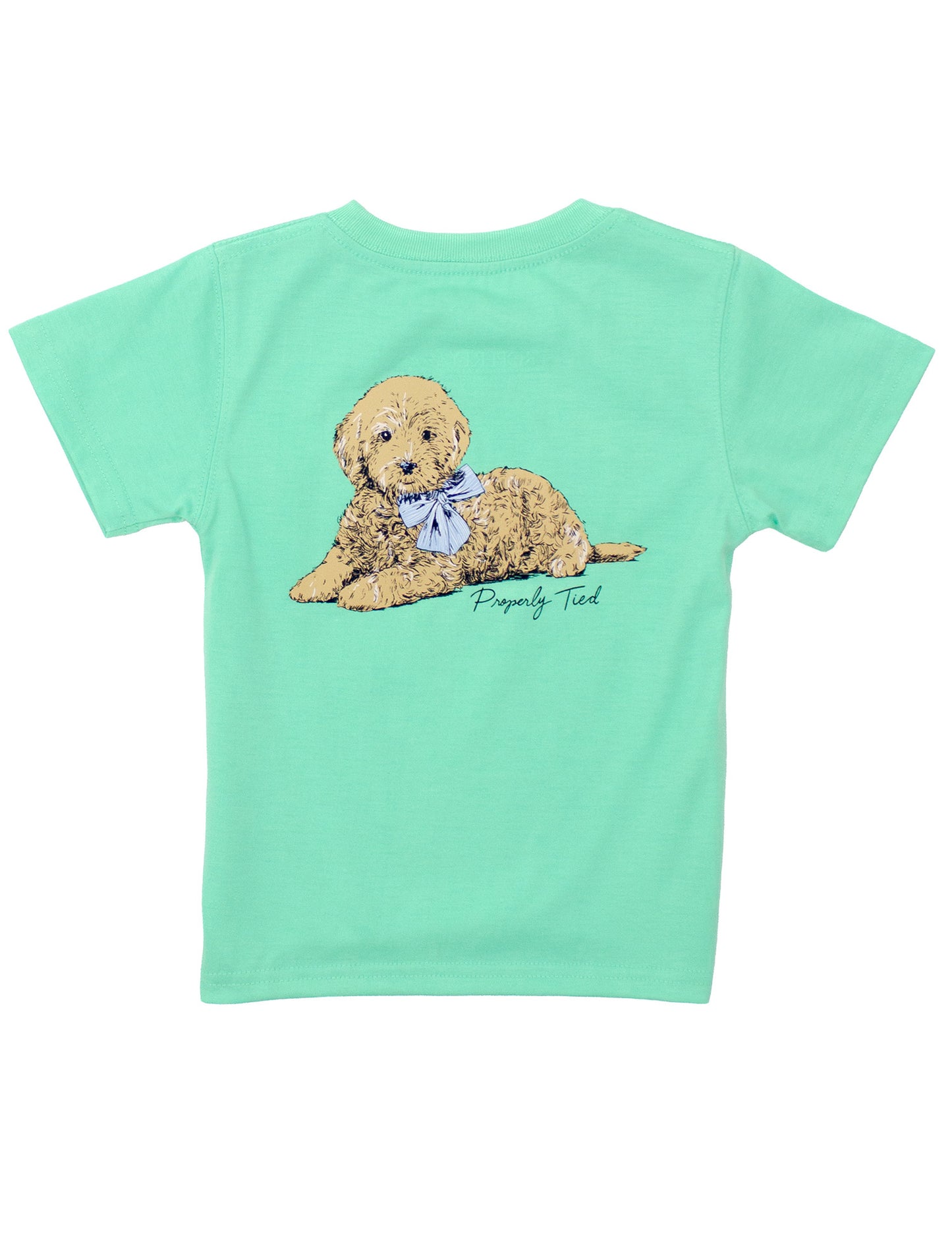 Girls Doodle Short Sleeve - Wash Green