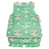 Lily Bloomer Set - Pink Paws on Par