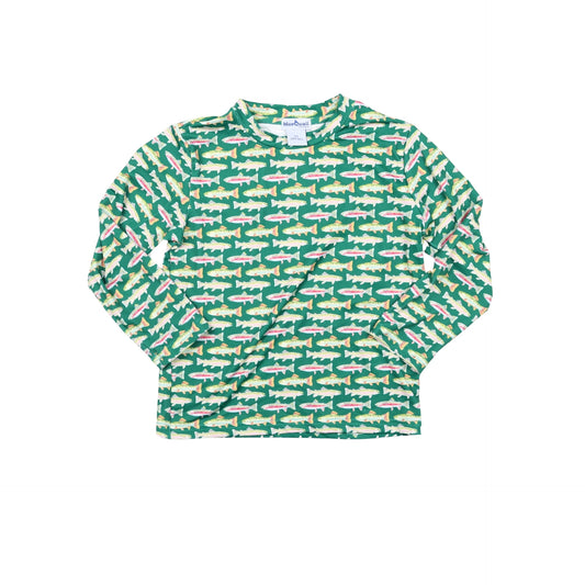 Evergreen Trout Long Sleeve Performance Tee