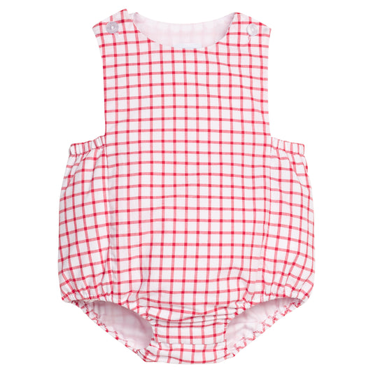 Louis Sunsuit - Red Windowpane
