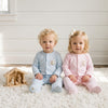 Pink Nativity Pima Footie