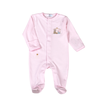 Pink Nativity Pima Footie