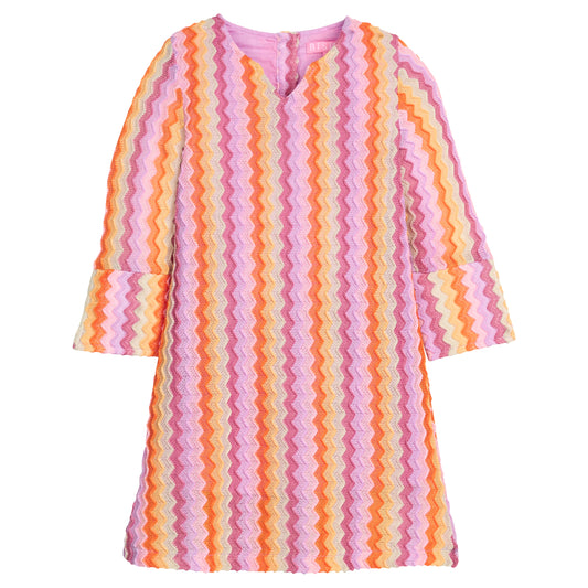 Natalie Dress - Milan Multi Zig Zag