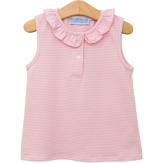 Nora Tank - Light Pink Stripe