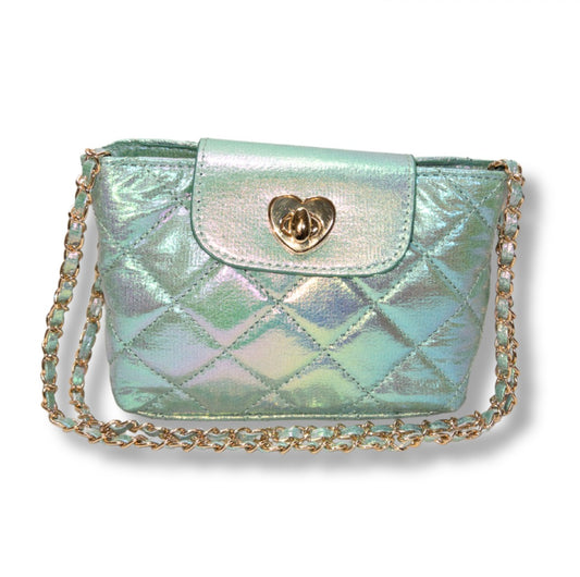 Paige: Metallic Aqua