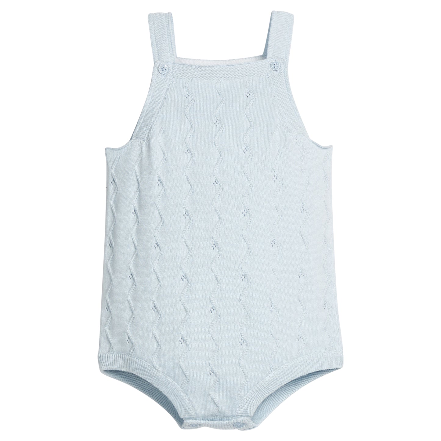 Pointelle Knit Bubble - Light Blue