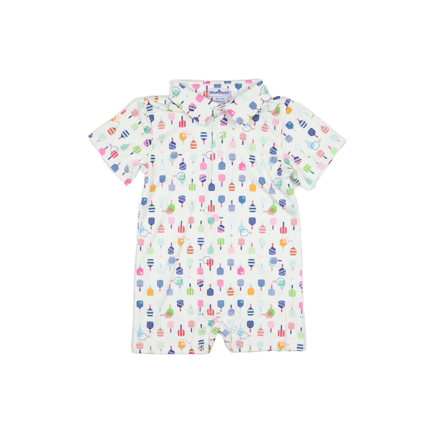 Pickleball Polo Short Sleeve Romper