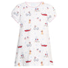 Printed T-Shirt Dress - Coastal Summer