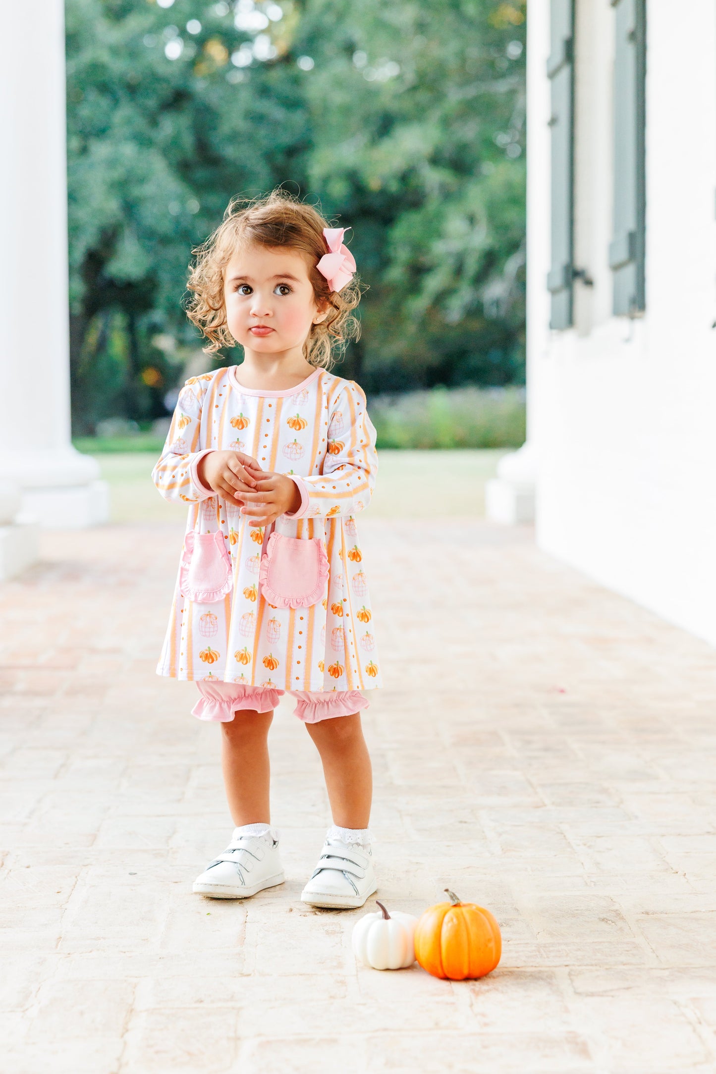 Pumpkin Patch Scalloped Bloomer Set