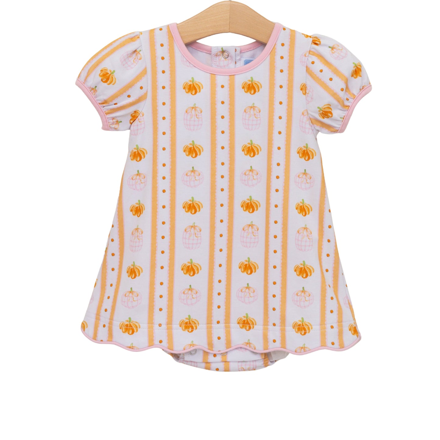 Pumpkin Patch Scalloped Bubble
