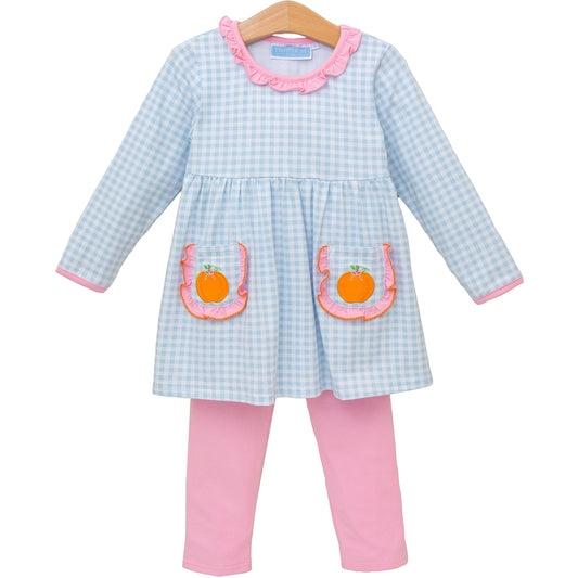 Pumpkin Ruffle Pants Set