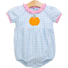 Pumpkin Short Sleeve Ruffle Bubble