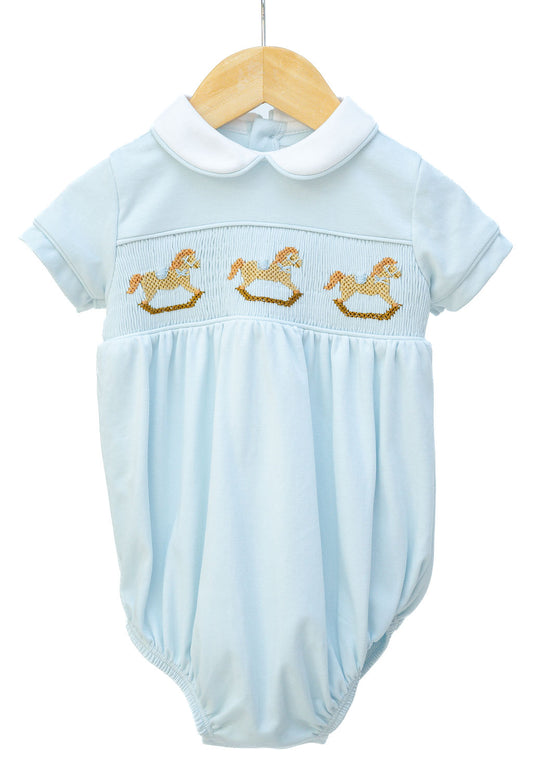 Blue Rocking Horses