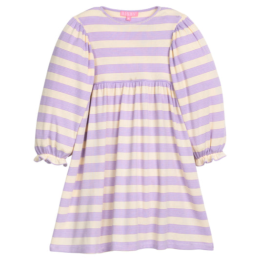 Rugby Dress - Lavender Multi Stripe