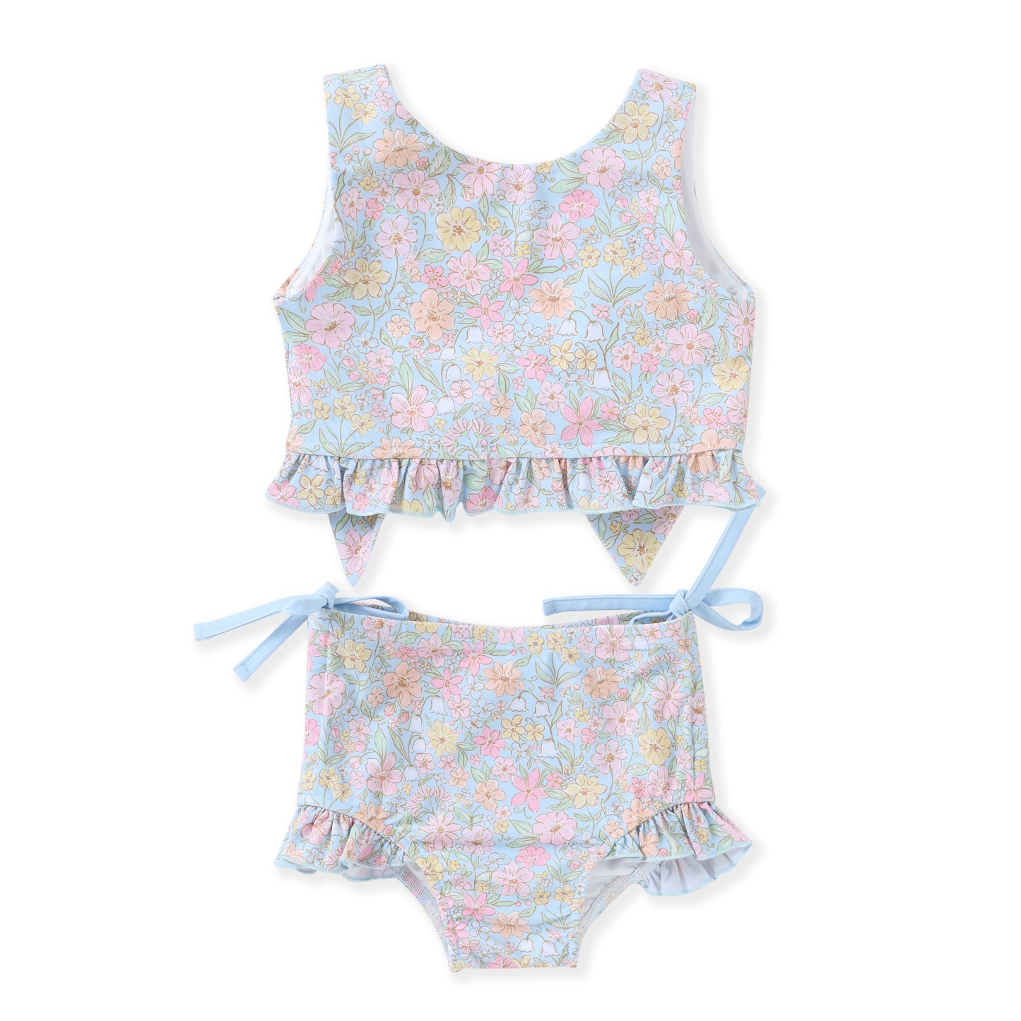 Two Piece Floral Swimsuit