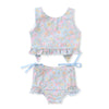 Two Piece Floral Swimsuit