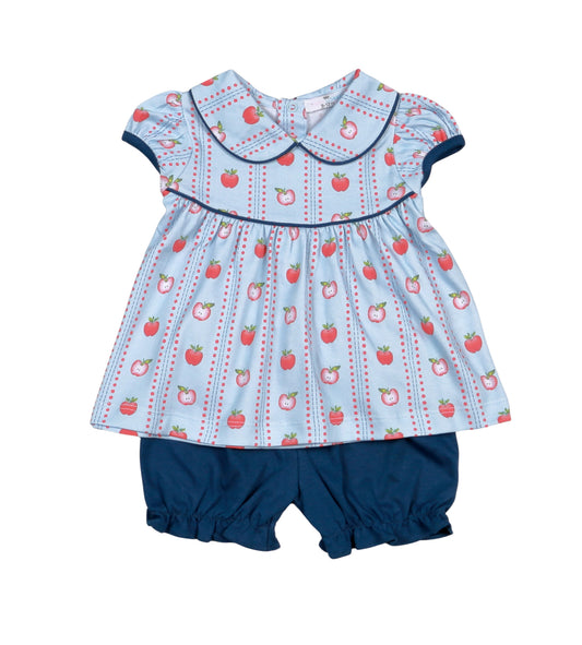 Back to School Pima Bloomer Set